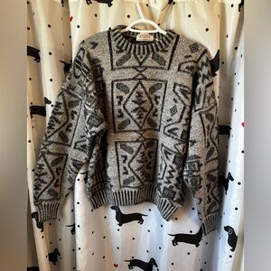 Bugatchi Crewneck Sweater in Classic Gray